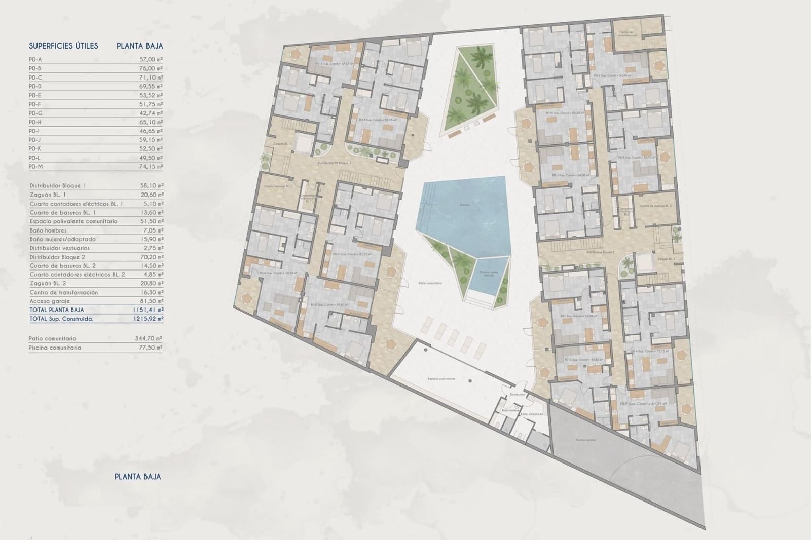 1 soverom Leilighet til salgs i Lo Pagan med svømmebasseng - € 194 000 (Ref: 9772056)