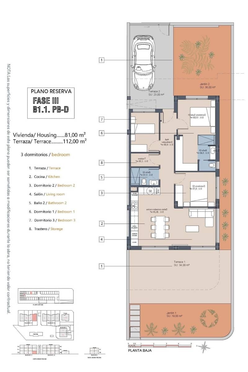 3 soveværelse Lejlighed til salg i Los Alcazares med swimmingpool - € 309.900 (Ref: 9798224)