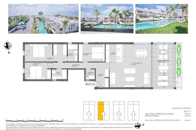 3 soverom Leilighet til salgs i Mar de Cristal, Cartagena med svømmebasseng - € 525 000 (Ref: 9827715)