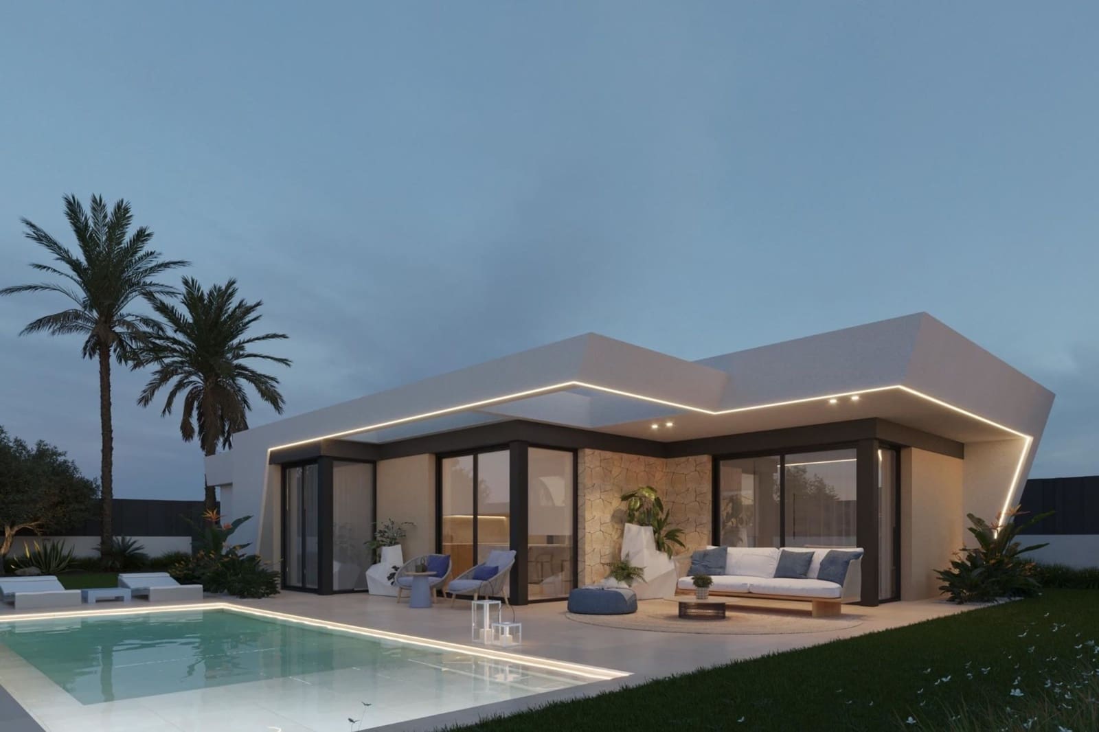 3 bedroom Villa for sale in Molina de Segura with pool - € 519,000 (Ref: 9827717)