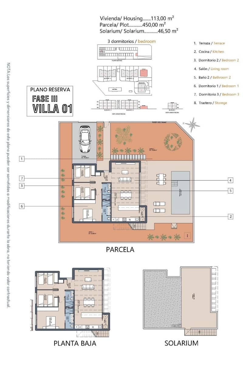 3 soverom Villa til salgs i Los Alcazares med svømmebasseng - € 539 900 (Ref: 9834315)