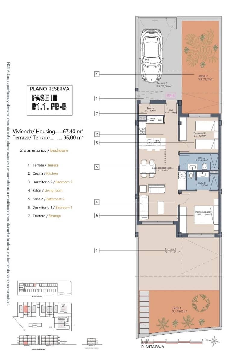 2 makuuhuone Huoneisto myytävänä paikassa Los Alcazares mukana uima-altaan - 269 900 € (Ref: 9834618)