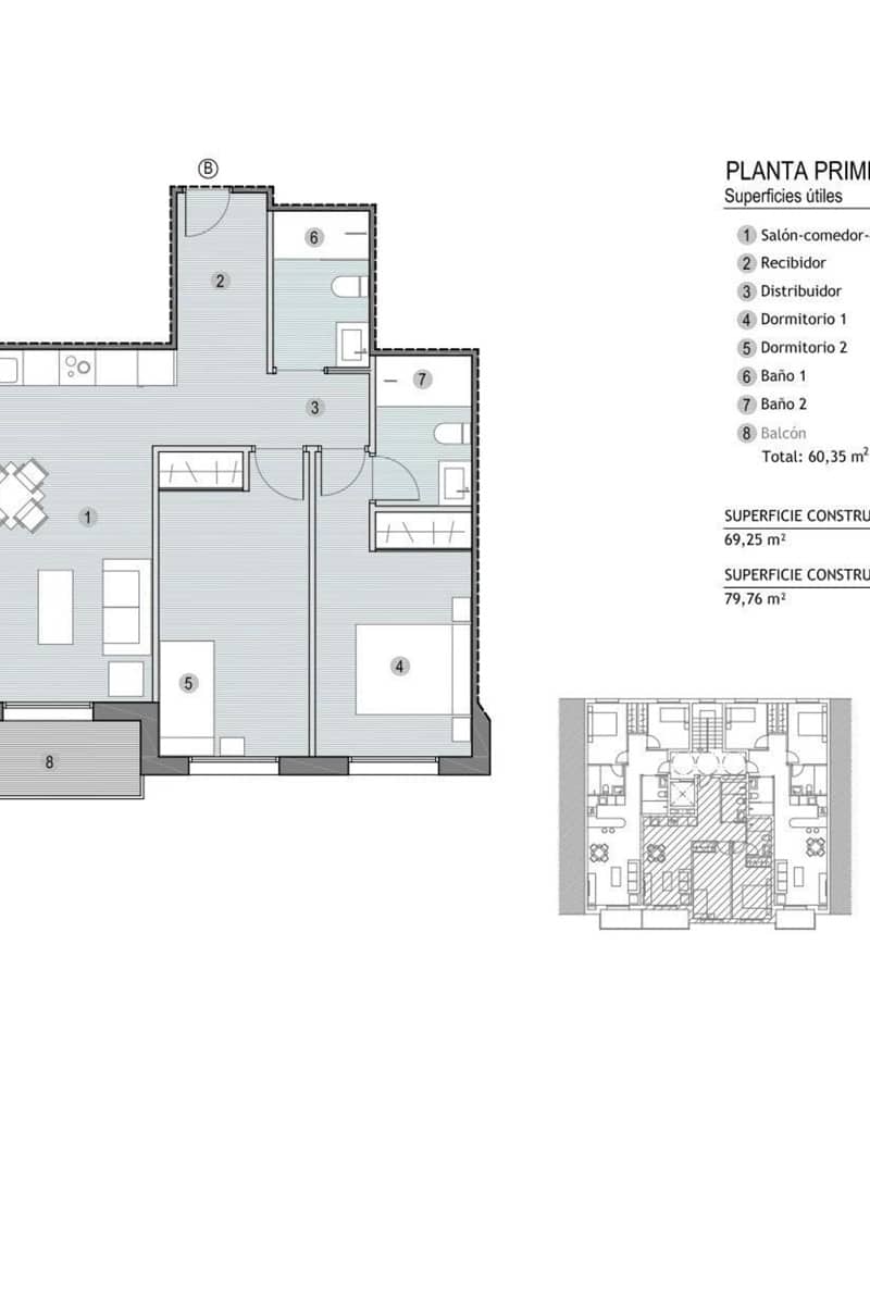2 slaapkamer Appartement te koop in Puerto de Mazarron - € 179.900 (Ref: 9891111)