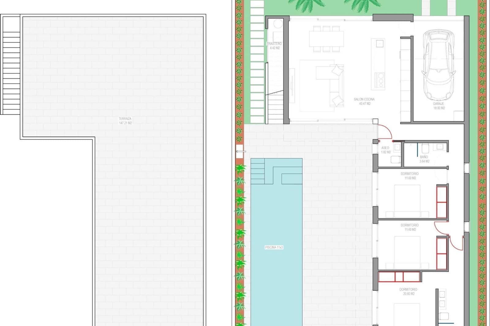3 soverom Villa til salgs i Los Alcazares med svømmebasseng - € 739 900 (Ref: 9895221)