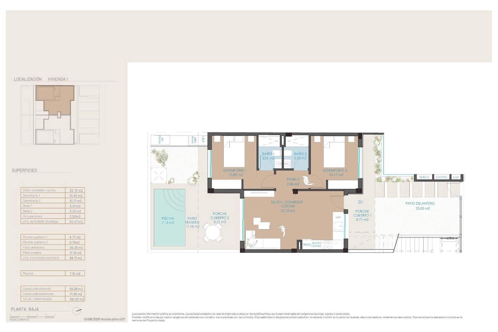 2 slaapkamer Appartement te koop in San Pedro del Pinatar met zwembad - € 299.900 (Ref: 9932548)