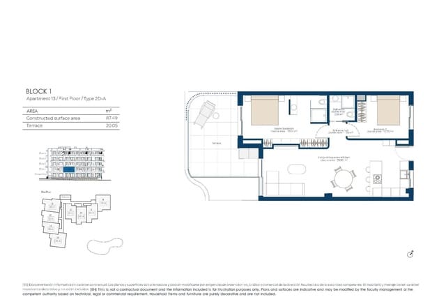 2 chambre Appartement à vendre à Baños y Mendigo, Murcie ville avec piscine - 315 000 € (Ref: 9950418)