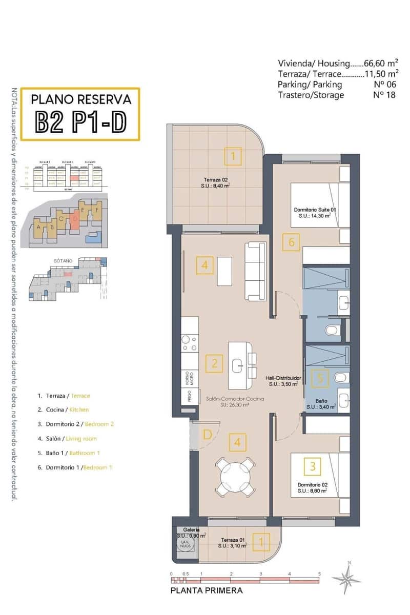 2 soveværelse Lejlighed til salg i Los Alcazares med swimmingpool - € 279.900 (Ref: 9981307)