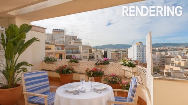 2 soverom Penthouse til salgs i Palma de Mallorca - € 750 000 (Ref: 10179895)
