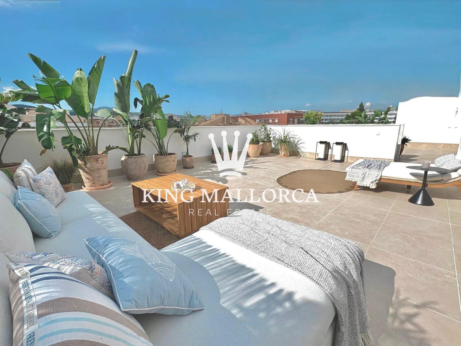 3 soveværelse Penthouse til salg i Palma de Mallorca med swimmingpool garage - € 1.340.000 (Ref: 9358857)