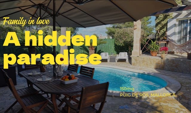 3 camera da letto Villetta Bifamiliare in vendita in Puig de Ros, Llucmajor con piscina garage - 880.000 € (Rif: 9639062)