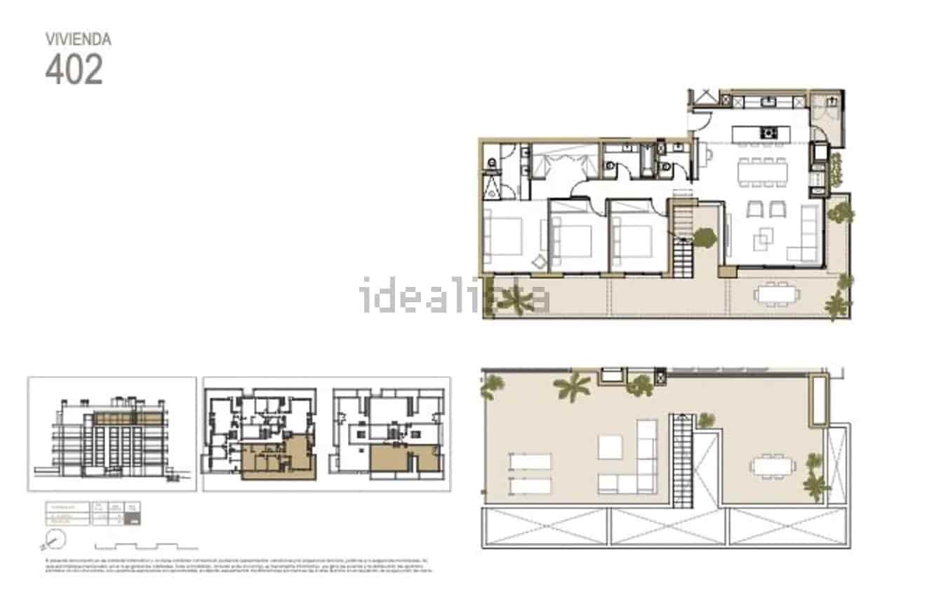 3 soveværelse Penthouse til salg i Palma de Mallorca med swimmingpool garage - € 1.475.000 (Ref: 9974635)