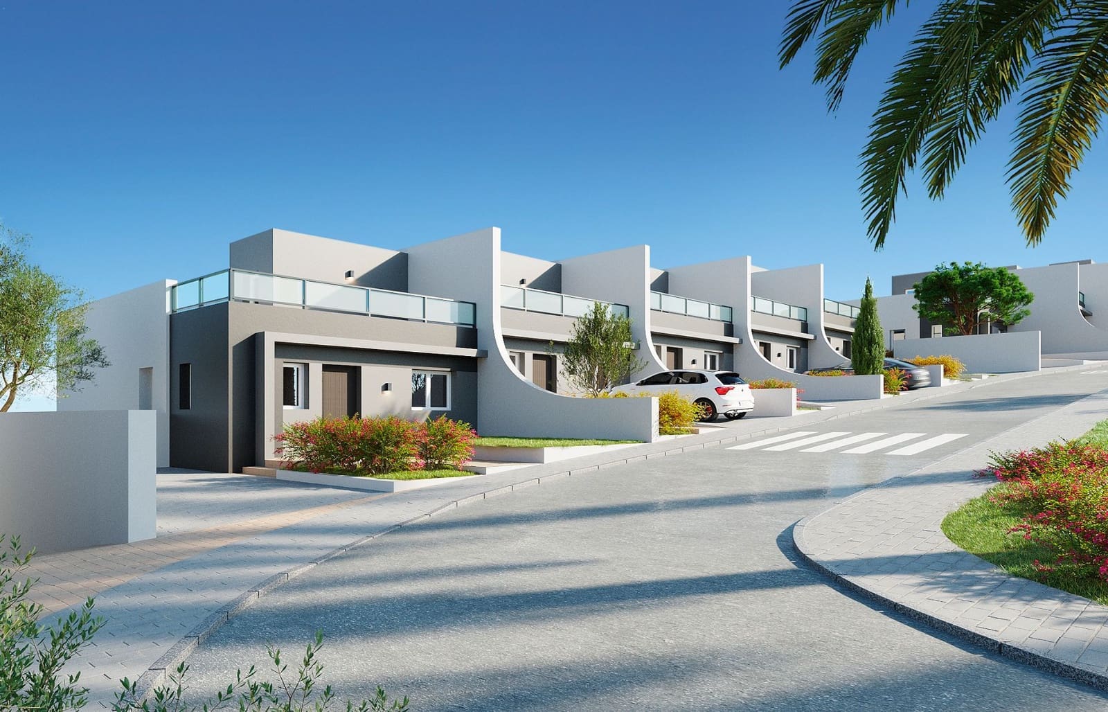 Pareado de 3 habitaciones en Finestrat en venta con piscina garaje - 425.000 € (Ref: 9585461)