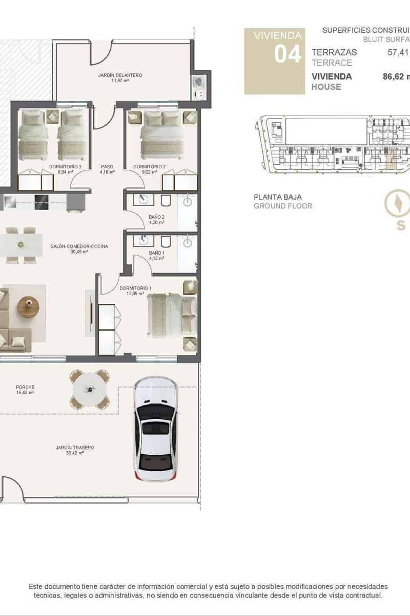3 chambre Appartement à vendre à Torre de la Horadada avec piscine - 345 000 € (Ref: 10041843)