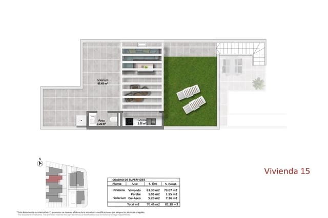 2 bedroom Apartment for sale in Pilar de la Horadada ciudad, Pilar de la Horadada with pool - € 314,900 (Ref: 10043601)