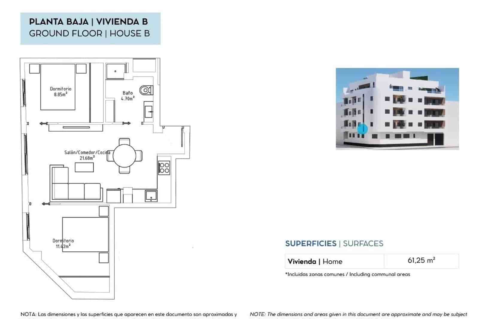 2 sypialnia Apartament na sprzedaż w Torrevieja - 225 000 € (Ref: 10044087)