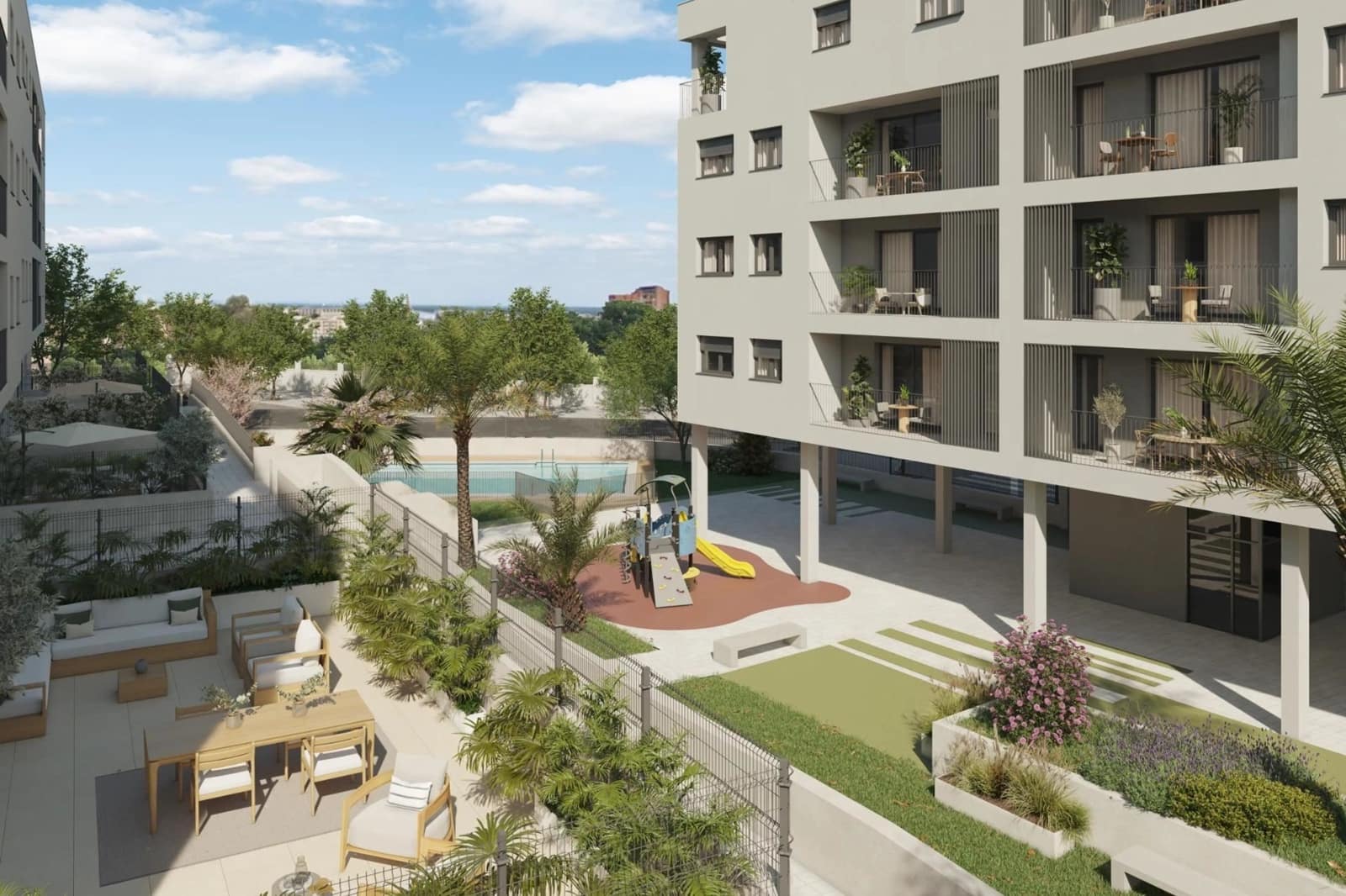 2 Zimmer Apartment zu verkaufen in Alicante / Alacant Stadt mit Pool - 255.500 € (Ref: 10054292)