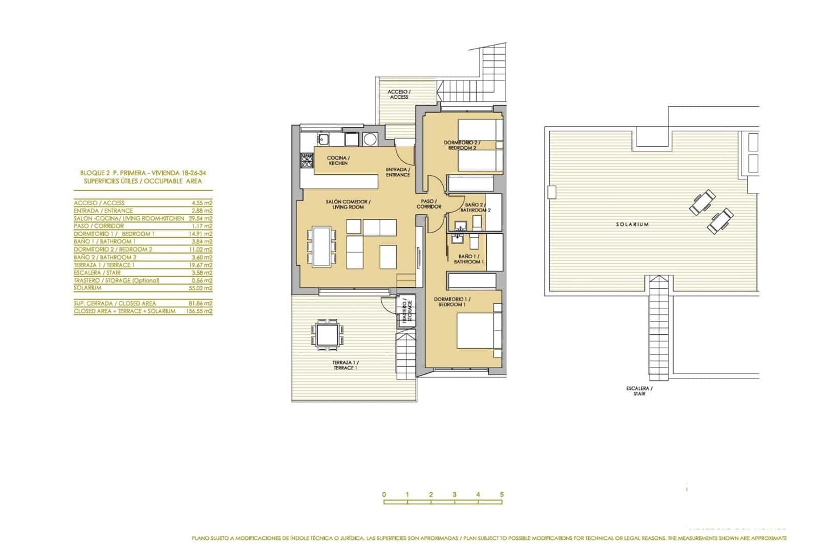 2 Zimmer Apartment zu verkaufen in Jacarilla mit Pool - 299.900 € (Ref: 10065095)