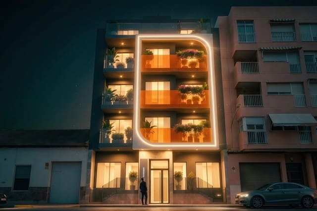 3 soveværelse Lejlighed til salg i Zona Pueblo, Guardamar del Segura med swimmingpool - € 275.000 (Ref: 10101102)