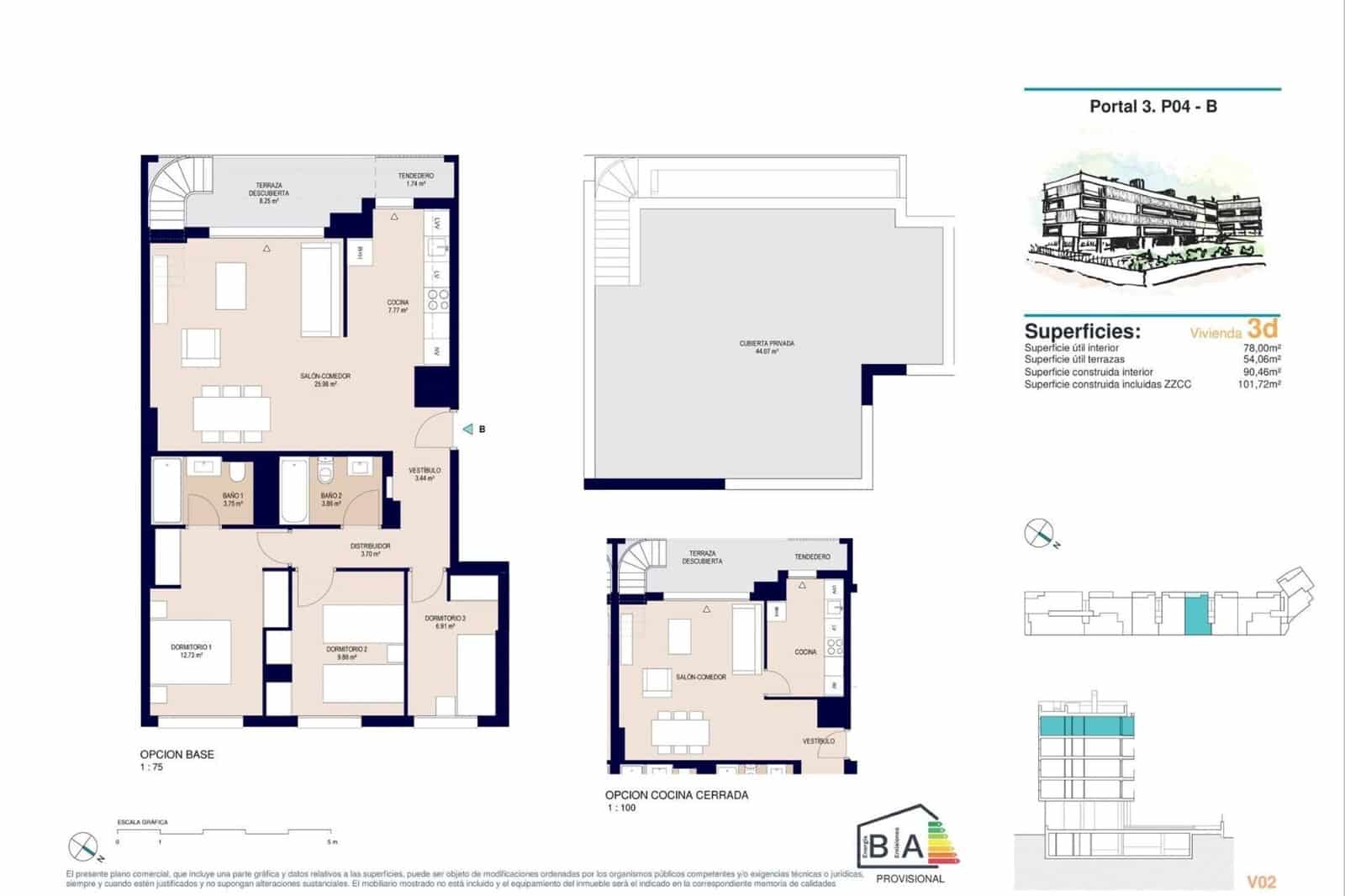 3 bedroom Apartment for sale in Alicante / Alacant city with pool - € 406,500 (Ref: 10104281)