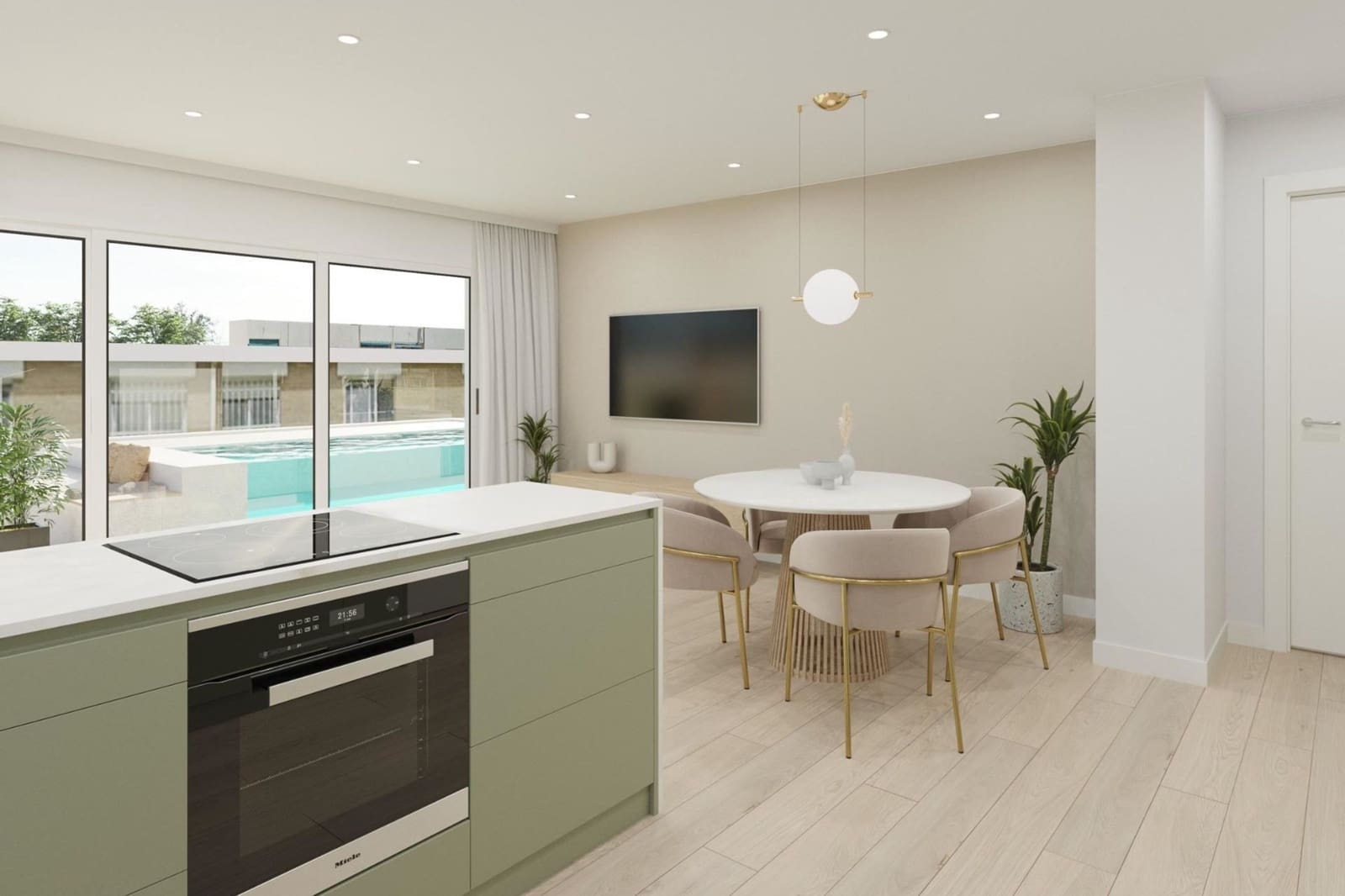 1 soveværelse Lejlighed til salg i Guardamar del Segura med swimmingpool - € 339.500 (Ref: 10113263)