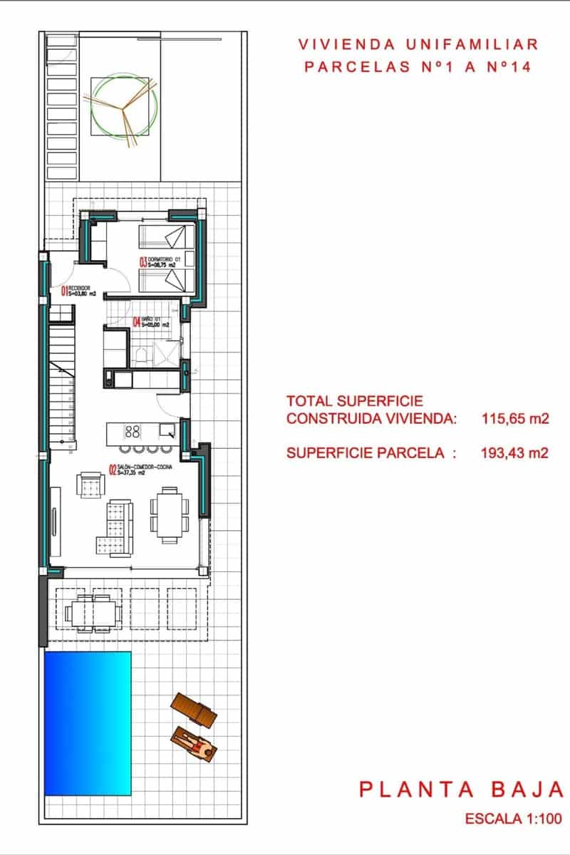 3 soverom Villa til salgs i Aguas Nuevas med svømmebasseng - € 550 000 (Ref: 10127304)