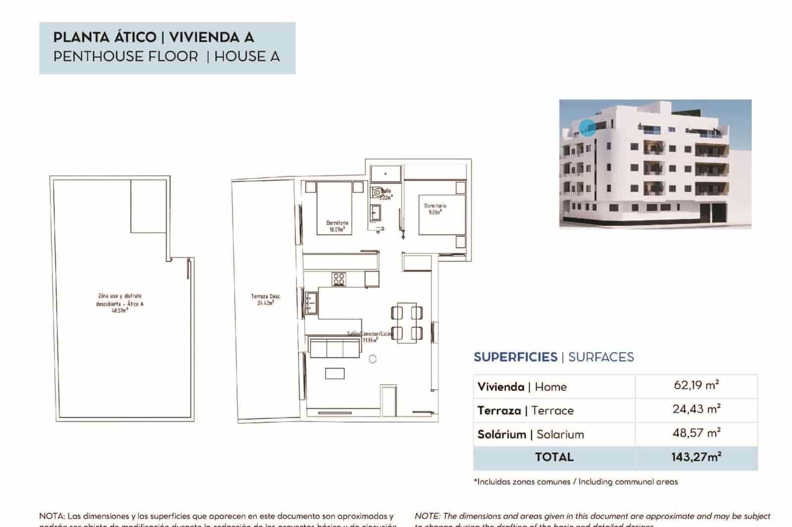 2 quarto Apartamento para venda em Torrevieja - 280 000 € (Ref: 10130615)
