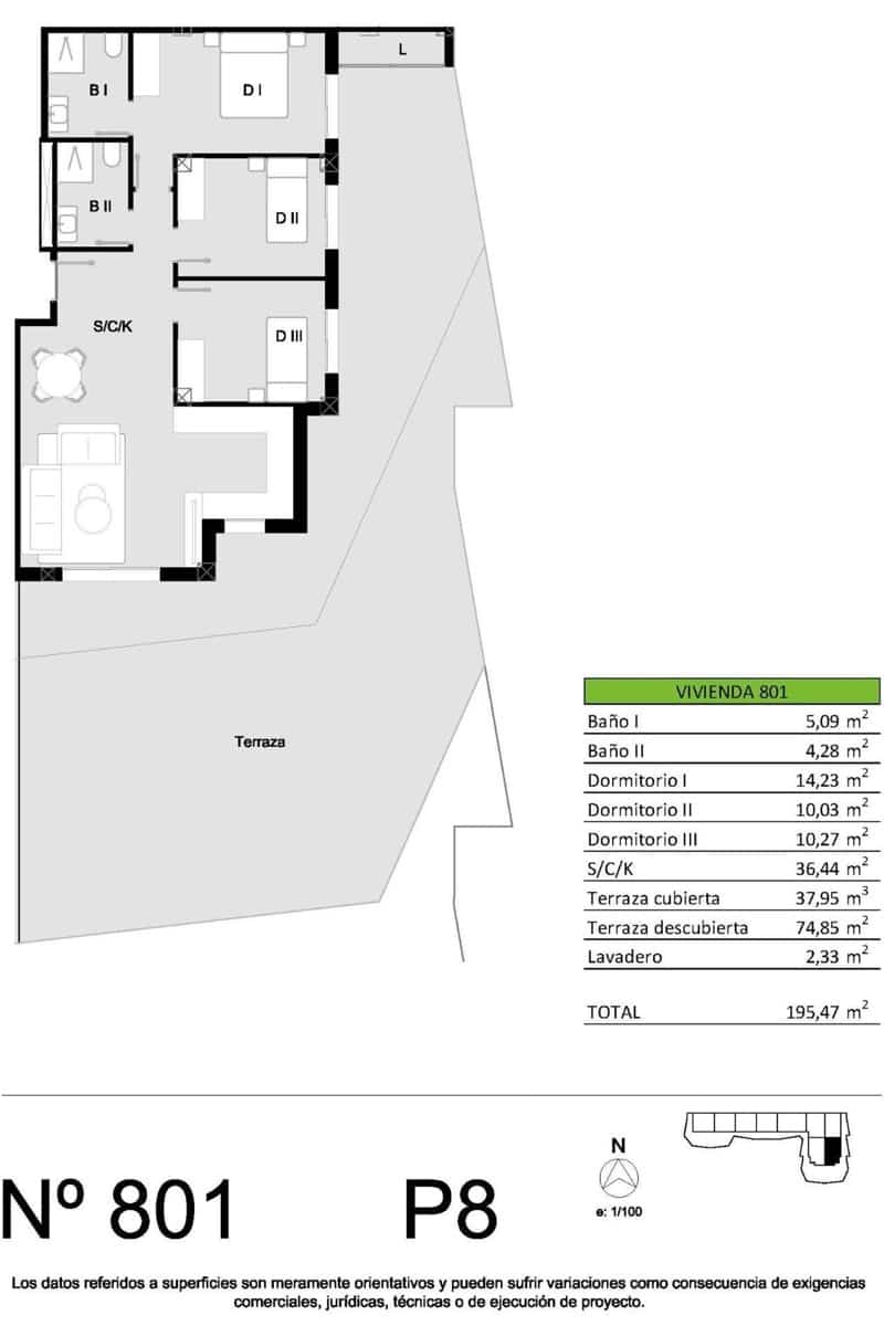 3 soveværelse Lejlighed til salg i San Miguel de Salinas med swimmingpool garage - € 379.900 (Ref: 10134999)