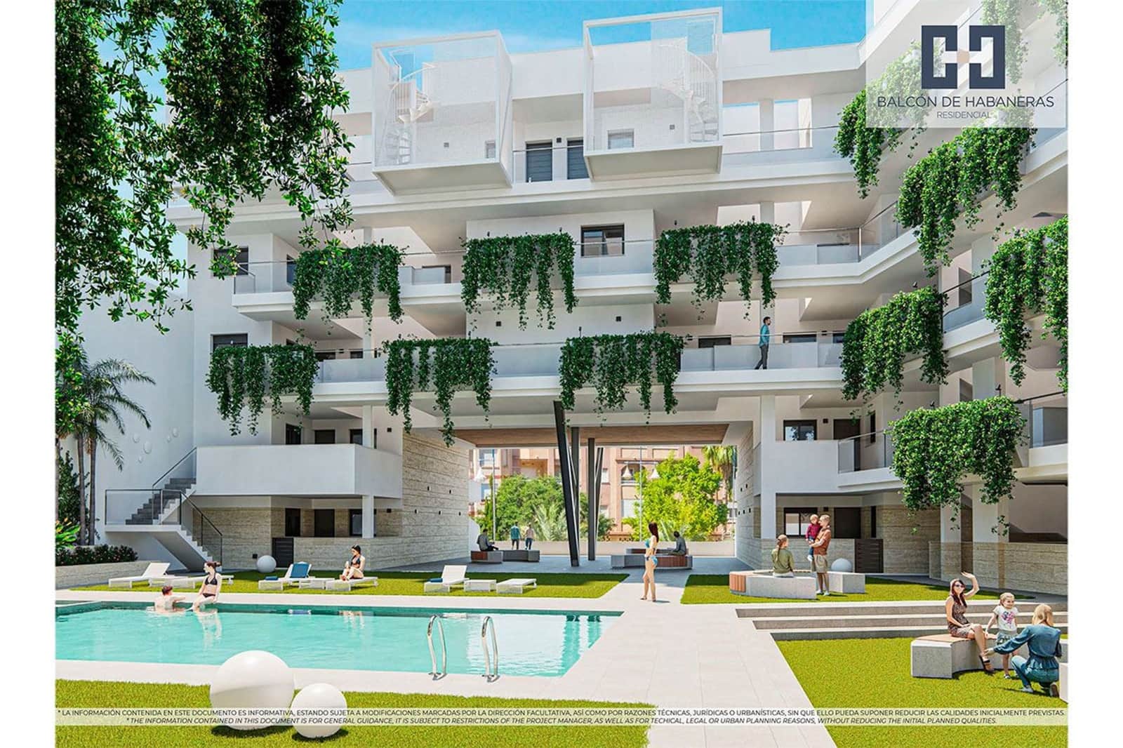 2 bedroom Apartment for sale in Torrevieja with pool - € 315,000 (Ref: 8248190)