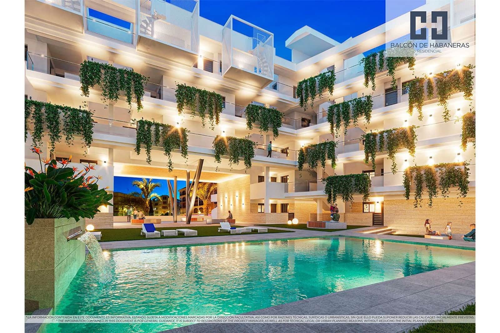 2 bedroom Apartment for sale in Torrevieja with pool - € 315,000 (Ref: 8248190)