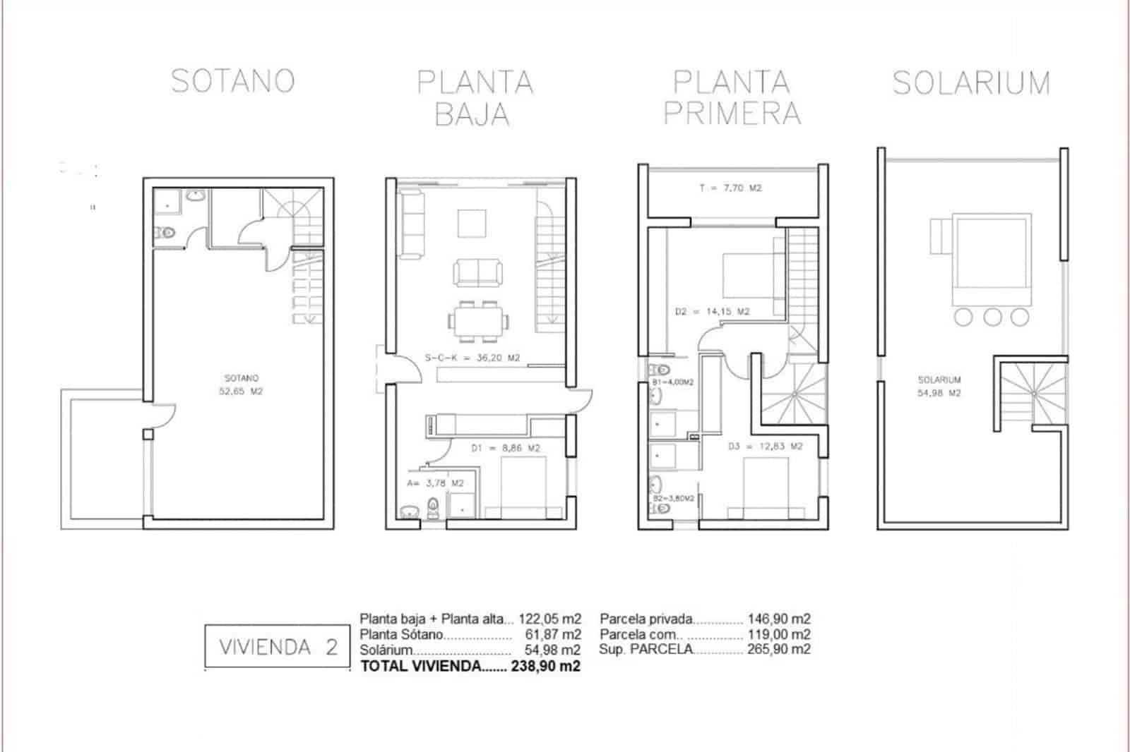 3 soveværelse Villa til salg i La Mata med swimmingpool - € 660.000 (Ref: 8632763)