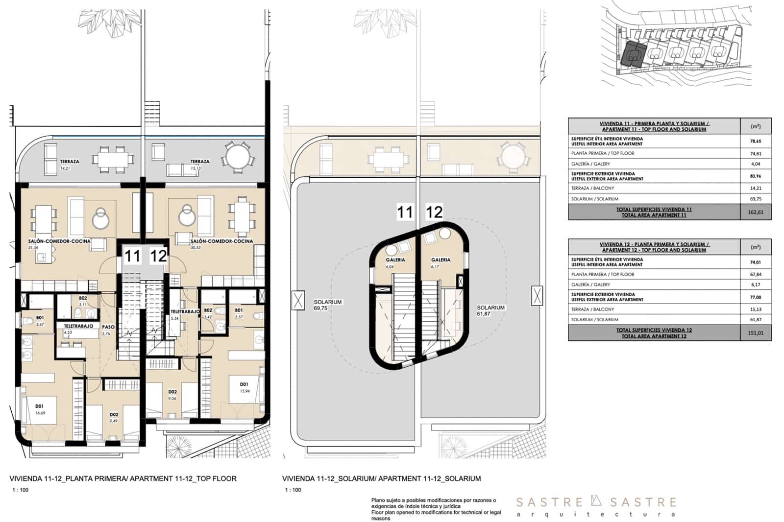 2 bedroom Apartment for sale in La Mata with pool - € 620,000 (Ref: 8774418)