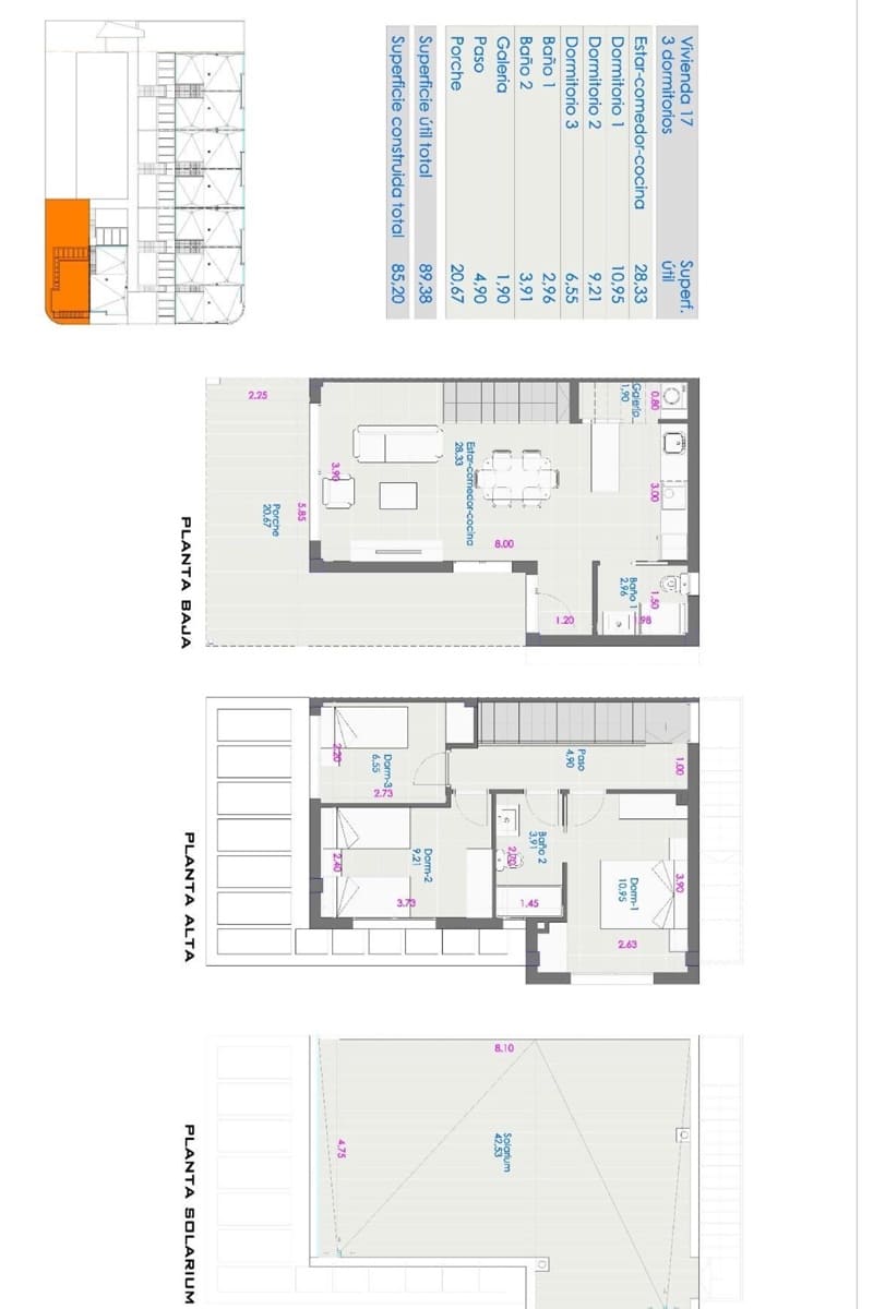 3 sypialnia Dom na sprzedaż w Villamartin z basenem - 363 500 € (Ref: 8778931)