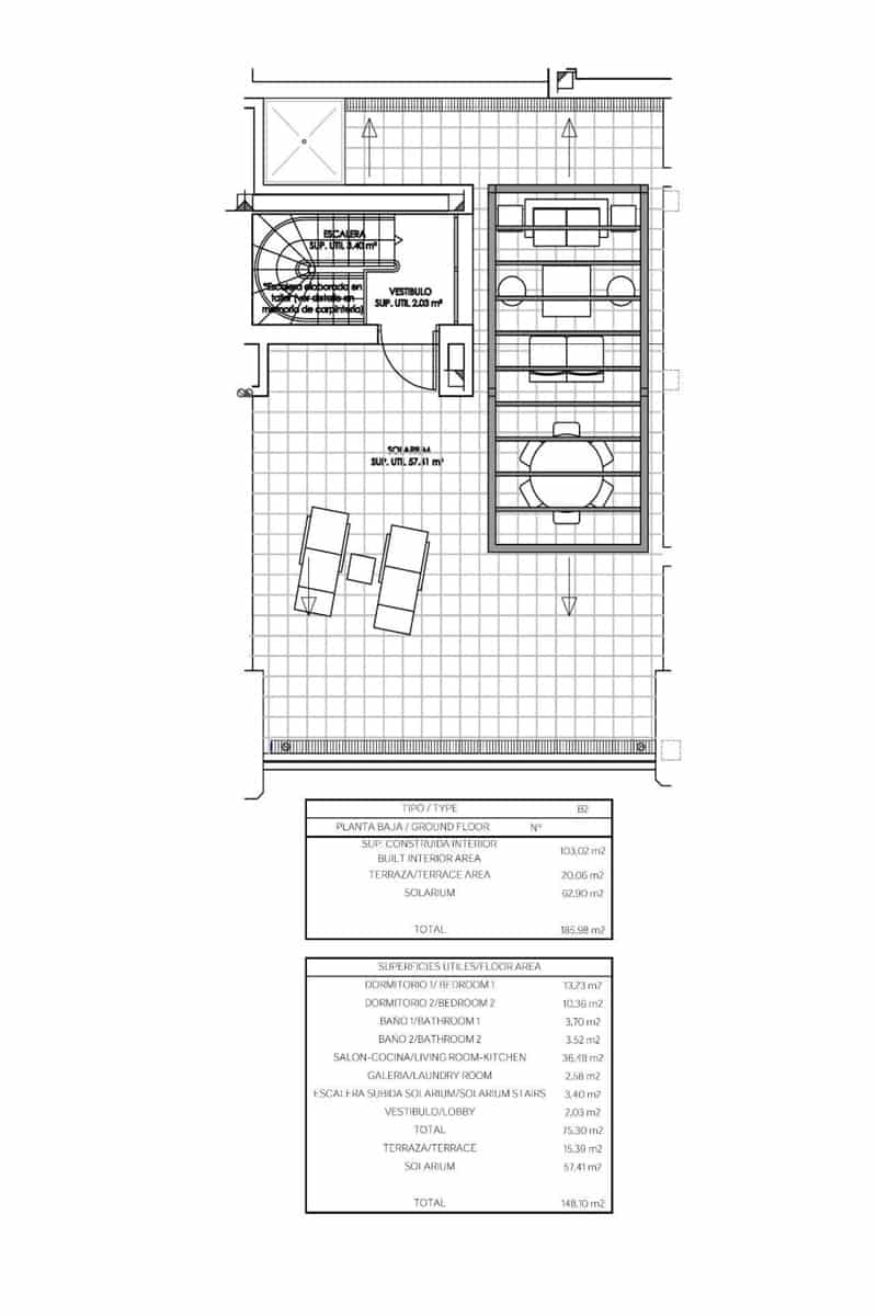 2 quarto Apartamento para venda em Los Dolses com piscina - 425 000 € (Ref: 8781083)