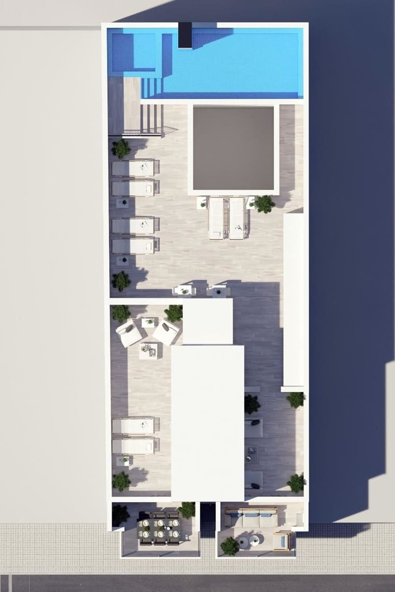 2 Zimmer Apartment zu verkaufen in Torrevieja mit Pool - 309.000 € (Ref: 8793031)