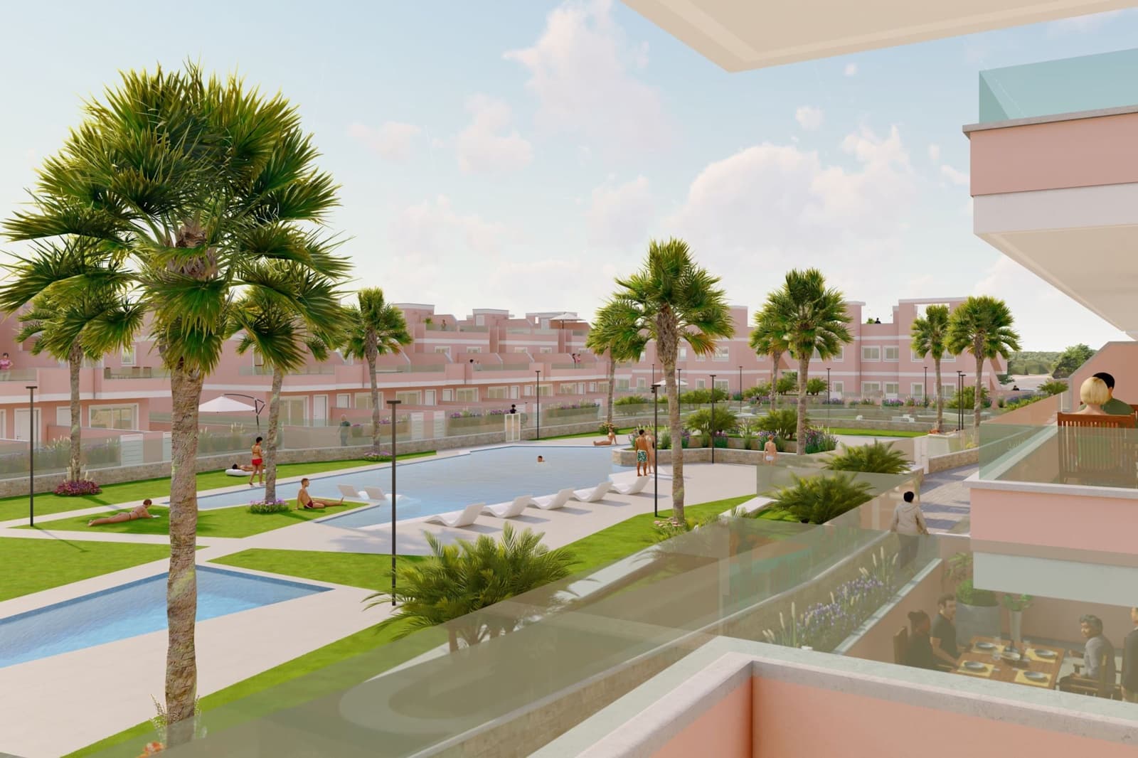 Apartamento de 3 habitaciones en Pilar de la Horadada en venta con piscina - 289.900 € (Ref: 8852164)