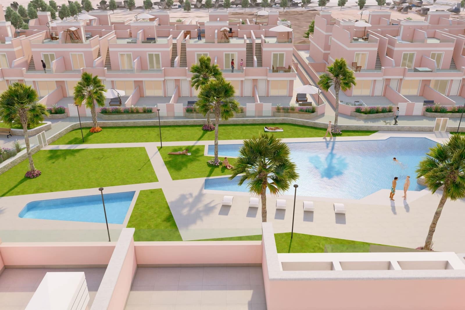 Apartamento de 3 habitaciones en Pilar de la Horadada en venta con piscina - 289.900 € (Ref: 8852164)