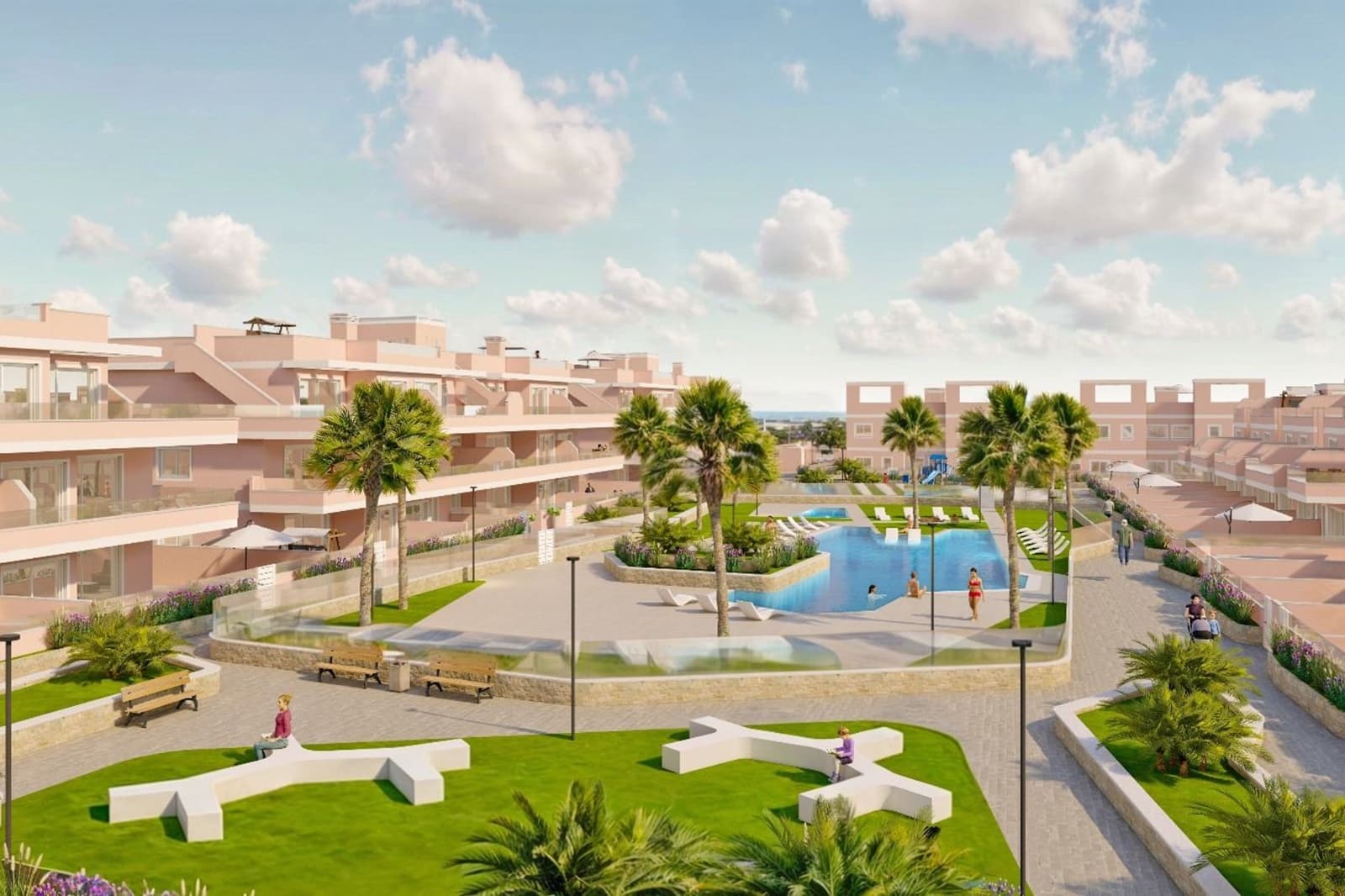 Apartamento de 3 habitaciones en Pilar de la Horadada en venta con piscina - 289.900 € (Ref: 8852164)