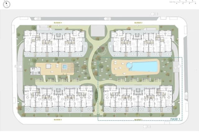 2 soveværelse Lejlighed til salg i Pilar de la Horadada ciudad, Pilar de la Horadada med swimmingpool - € 299.000 (Ref: 8862272)