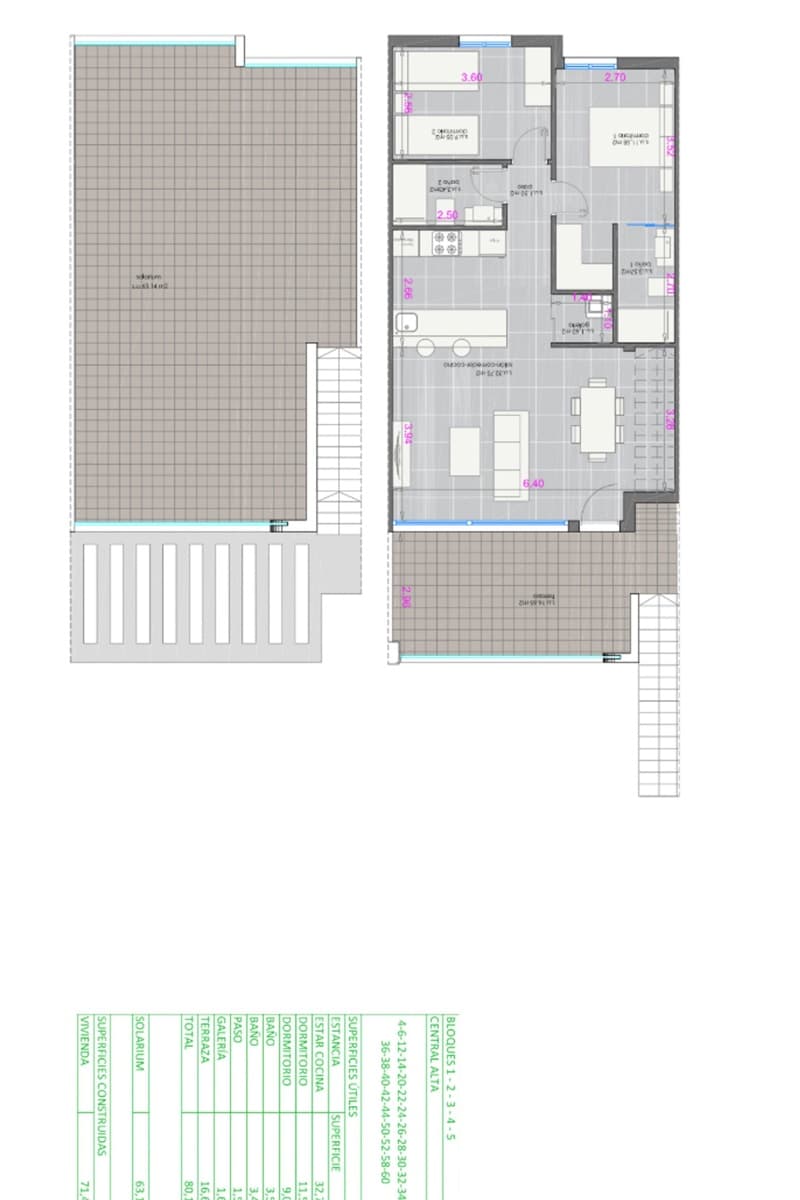 2 soverom Leilighet til salgs i Pilar de la Horadada med svømmebasseng - € 330 000 (Ref: 8903104)