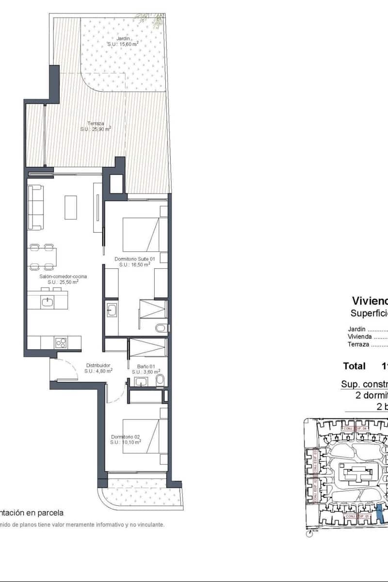 2 soveværelse Lejlighed til salg i Lo Pepin med swimmingpool - € 303.000 (Ref: 8911928)