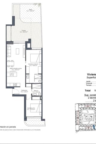 2 soveværelse Lejlighed til salg i Lo Pepin, Rojales med swimmingpool - € 303.000 (Ref: 8911928)