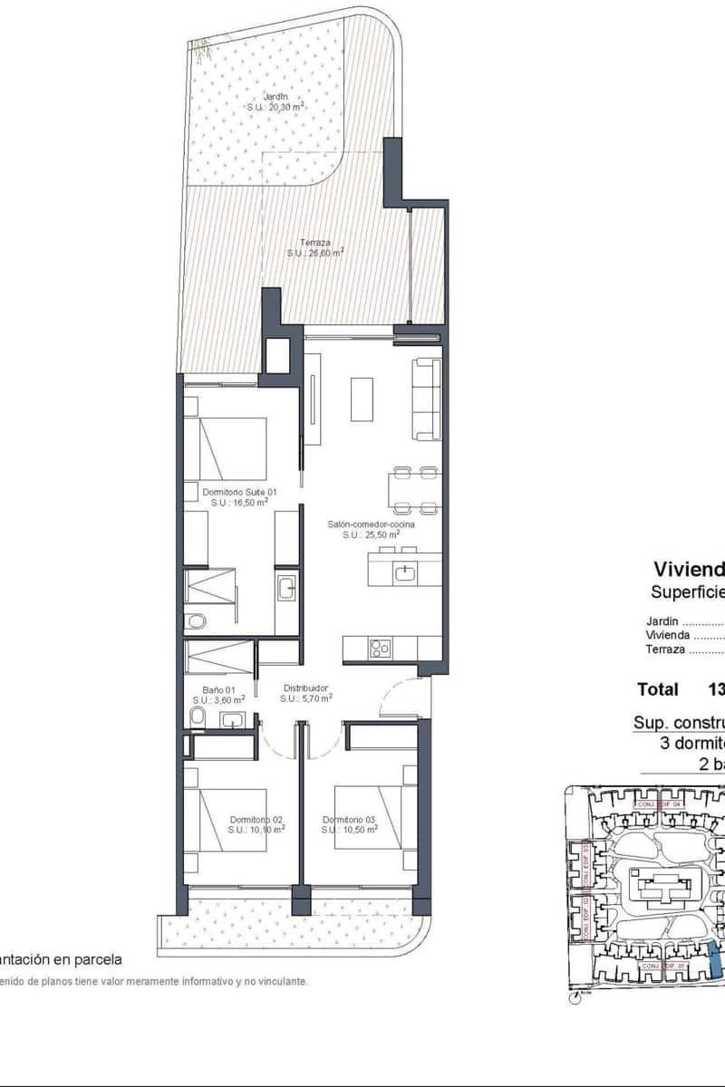3 sypialnia Apartament na sprzedaż w Lo Pepin z basenem - 334 000 € (Ref: 8911929)