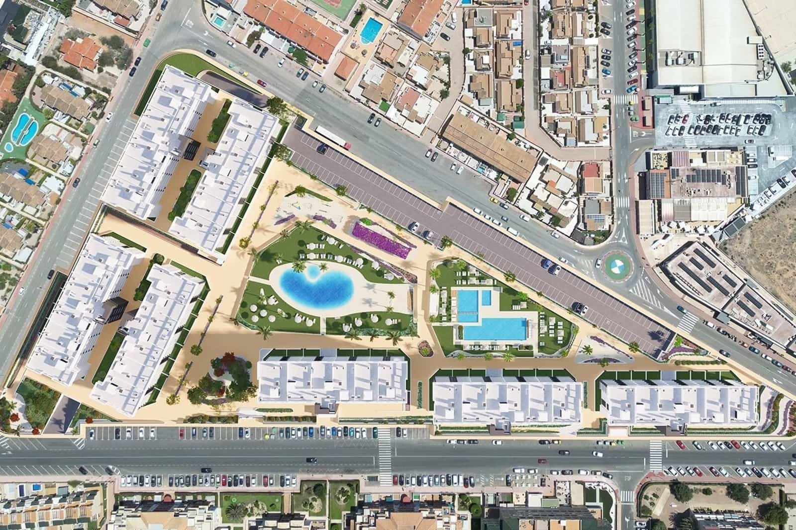 2 sypialnia Apartament na sprzedaż w Torrevieja z basenem - 310 000 € (Ref: 8912429)