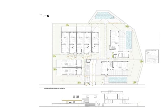 3 Zimmer Haus zu verkaufen in Villamartin, Orihuela mit Pool - 310.000 € (Ref: 8933469)