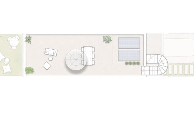 2 sovrum Hus till salu i Pilar de la Horadada ciudad, Pilar de la Horadada med pool - 299 900 € (Ref: 8940940)