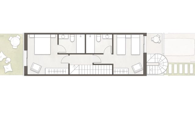 2 sovrum Hus till salu i Pilar de la Horadada ciudad, Pilar de la Horadada med pool - 299 900 € (Ref: 8940940)