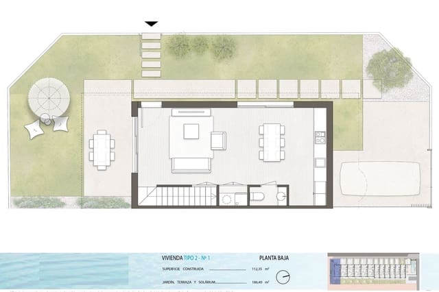 3 camera da letto Casa in vendita in Pilar de la Horadada ciudad, Pilar de la Horadada con piscina - 462.900 € (Rif: 8940942)