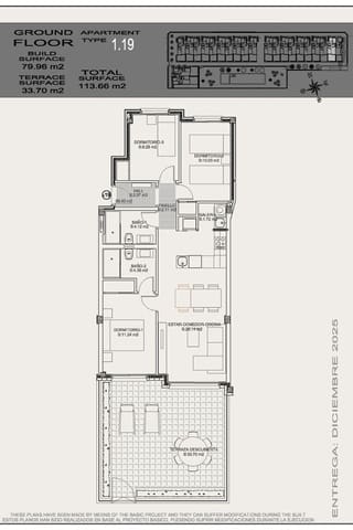 3 makuuhuone Huoneisto myytävänä paikassa Aguas Nuevas, Torrevieja mukana uima-altaan - 286 700 € (Ref: 8951015)