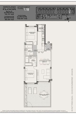 2 sovrum Lägenhet till salu i Aguas Nuevas, Torrevieja med pool - 263 900 € (Ref: 8951016)
