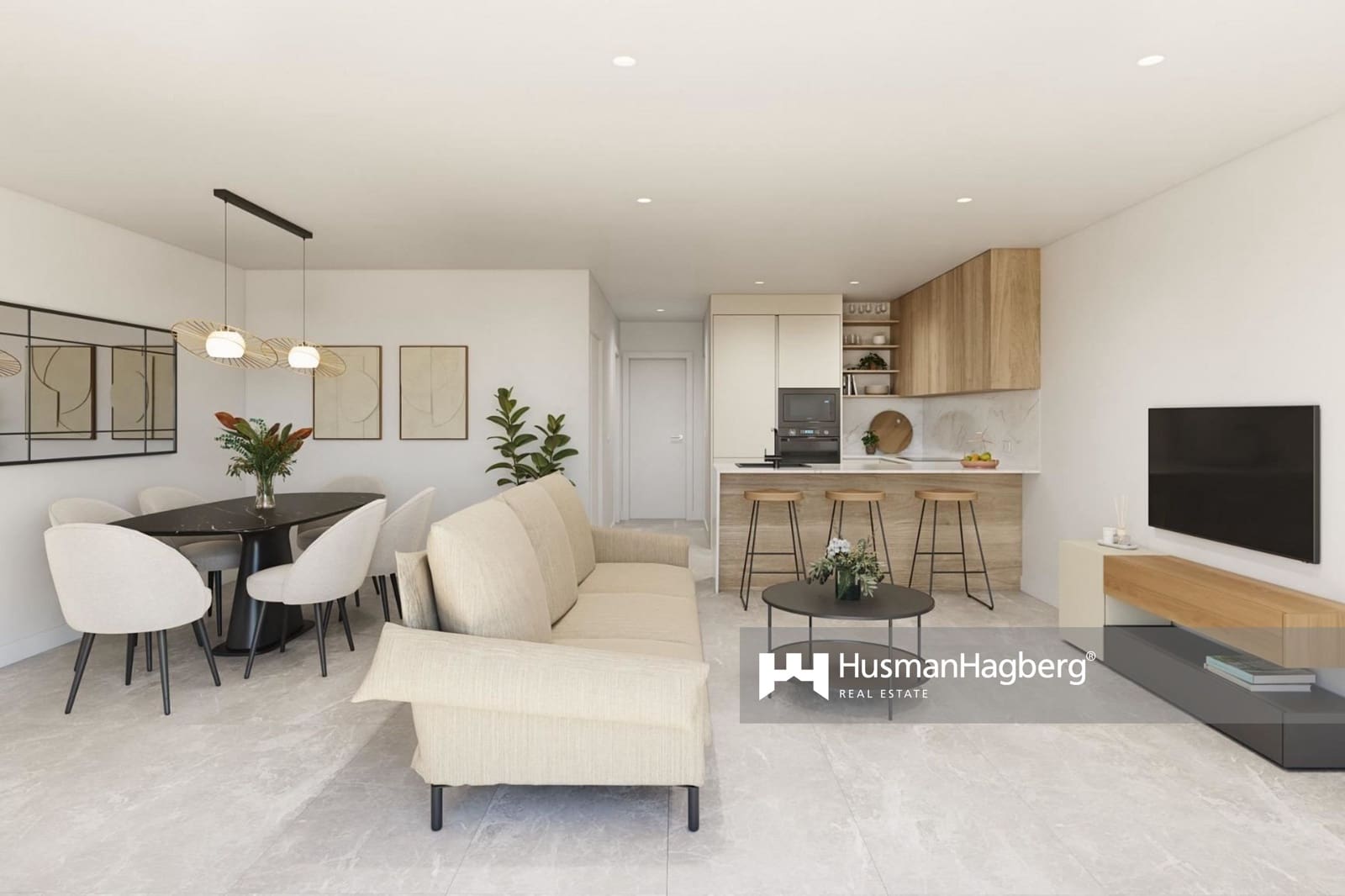 3 quarto Apartamento para venda em Pilar de la Horadada com piscina - 290 000 € (Ref: 8951257)